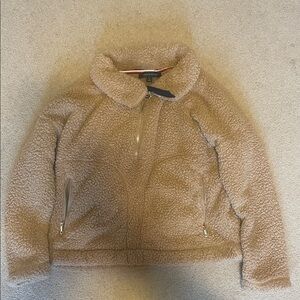 Cozy Tan Sherpa Fleece Jacket
